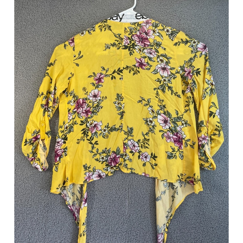 NO‎ BOUNDARIES SOFT Floral CARDIGAN SIZE XL - Picture 5 of 7